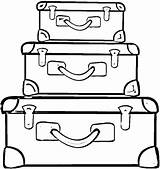 Suitcases Suitcase Koffer Maletas Colorare Valigie Maleta Disegni Ausmalbilder Supercoloring Colouring Valigia Pour Outline Luggage Viaje Malvorlage Counseling Schuhe Bambini sketch template