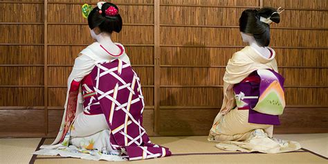 les geishas ici japon
