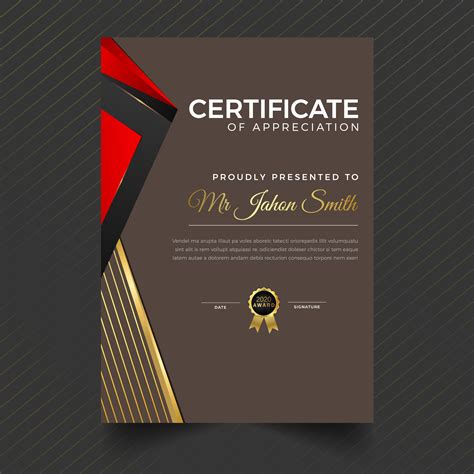 certificate design templates   graphicsfamily