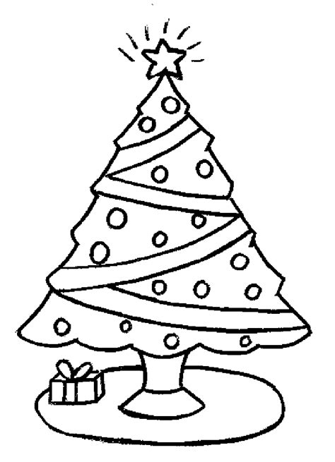 christmas tree coloring page  kids coloring home