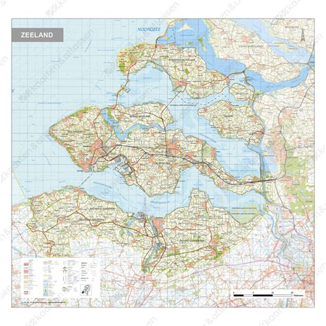 digitale topografische kaart zeeland   kaarten en atlassennl