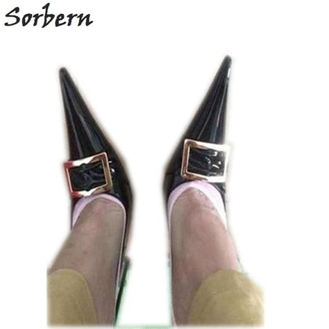 Sorbern Sexy 16cm 18cm Ultra Thin Metal High Heels Shoes