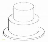 Cake Template Outline Printable Templates Drawing Birthday Tier Wedding Clipart Cakes Drawn Vector Blank Coloring Tiered Sketch Drawings Decorating Cut sketch template