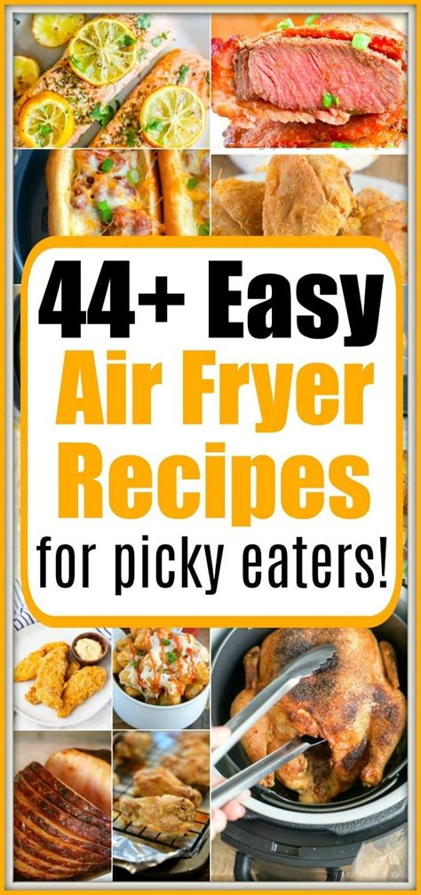 easy air fryer recipes  families  cook time printable