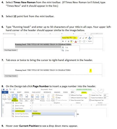 proper heading   format  outline format examples
