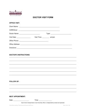 printable doctor visit form template printable word searches gambaran