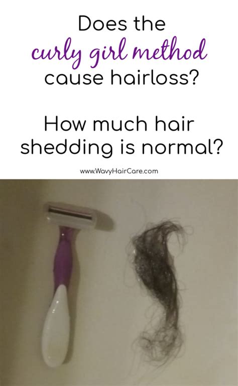 normal hair loss   curly girl method  wavy hair wavy hair care