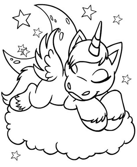 unicorn coloring pages  learning printable