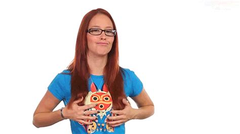 meg turney jiggles her boobs s find and share on giphy