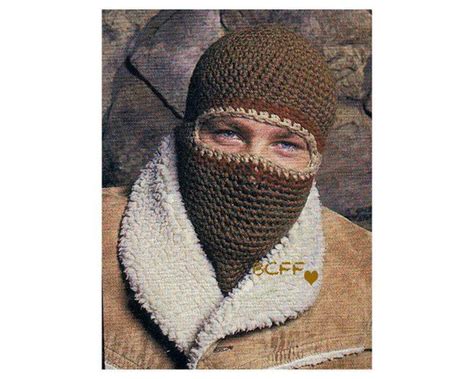 ski mask crochet pattern winter wear balaclava helmet winter etsy easy crochet hat patterns