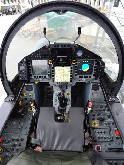 The Cockpit Of An Airplane With Multiple Controls