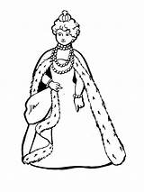 Coloring Pages Queens Kings Queen King Popular sketch template