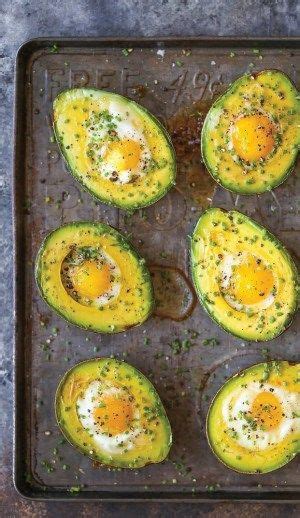 baked egg recipes  family brunch easter breakfast avocado