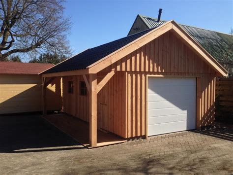 houten douglas garage