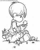 Easter Coloring Pages Precious Moments Getcolorings Digital Color sketch template