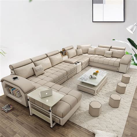 living room furniture modern fabric sofa european sectional sofa set