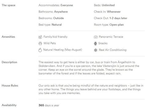 het uitgestrekte zweden staat nu  zn geheel op airbnb overal gratis slapen