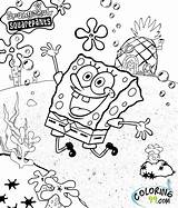 Coloring Easter Pages Spongebob Squarepants Bubakids Thousands Regarding Line Through Cartoon sketch template