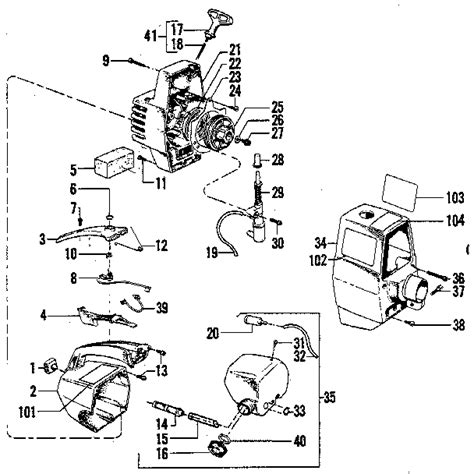 craftsman cc gas blower parts diagram