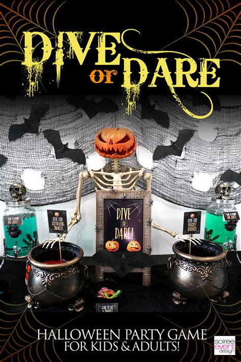 Halloween Party Games Dive Or Dare Free Printables