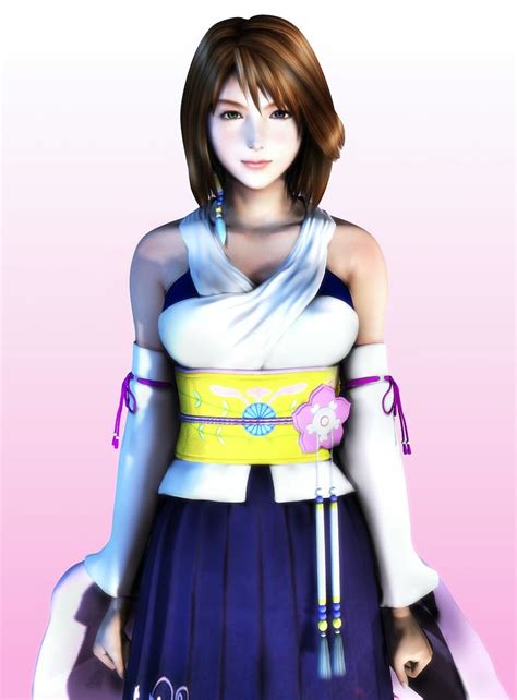1girl 3d Final Fantasy Final Fantasy X Highres Solo Yuna Yuna Ff10
