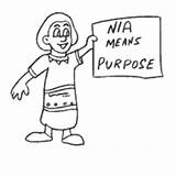 Kwanzaa Purpose Nia Coloring Surfnetkids sketch template