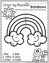 Preschool Worksheets March Color Number Numbers Planningplaytime Kindergarten Colors Print Activities Easy sketch template