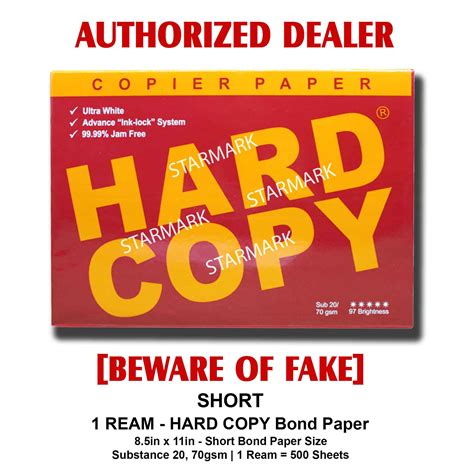 hard copy bond paper short bond papers  inches substance