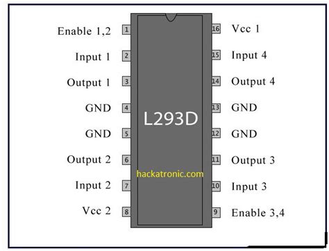 ld pin diagram working  interfacing  ld  arduino