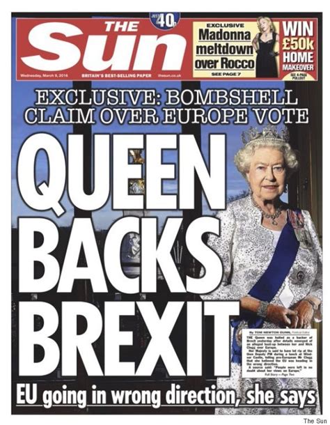 sun queen brexit story editor tony gallagher  tabloid knew