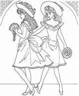 Coloring Pages Fashion Model Book Print Models Printable Princess Barbie Girls Color Do sketch template