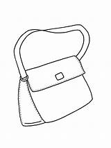 Handtasche Handtaschen sketch template