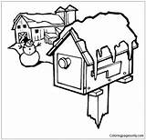 Mailbox Coloring Drawing Frozen Getdrawings Getcolorings Color Printable Pages sketch template