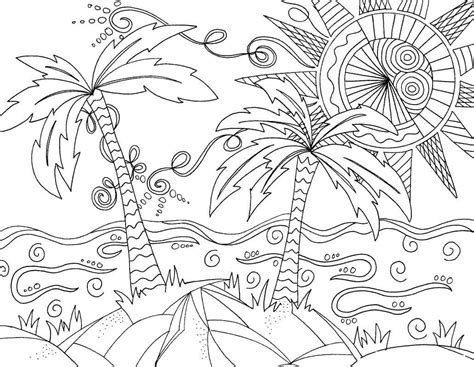 summer coloring pages   images  printable