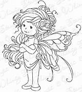 Wee Zet Sylvia Whimsy Rubber sketch template