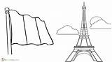 Drapeau Drapeaux Francais Bandera Eiffel Primanyc Français Gratuitement París Monumentos sketch template