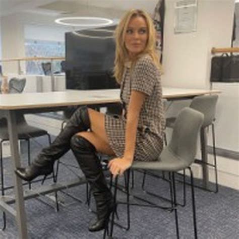 amanda holden 50 wows as she dons thigh high boots and mini dress