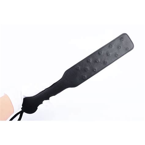 Bdsm Leather Paddle Spanking With Super Sharp Spikes Vegan Leather