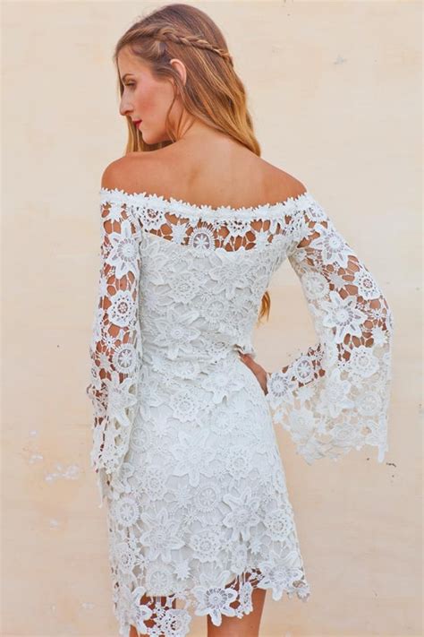 ivory boho lace dress hippie wedding dresses dreamers and lovers
