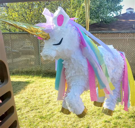 rainbow unicorn pinata boy