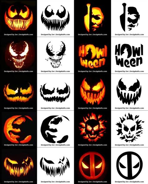 halloween pumpkin carving stencils pumpkin carvings stencils images