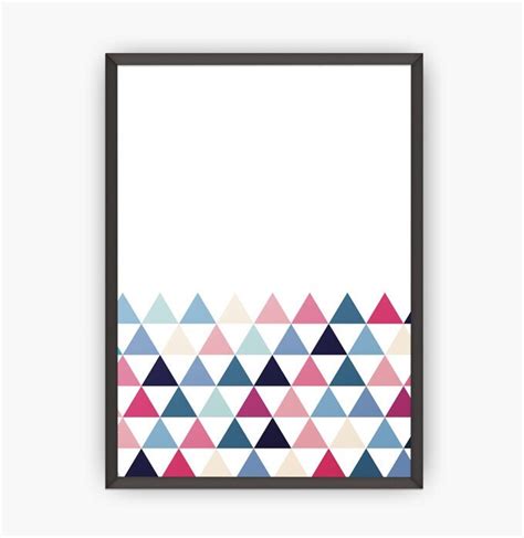 triangles print geometric print triangles  shoptempsmodernes