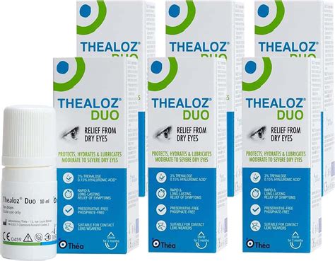 thea thealoz duo eye drops  preservative  solution  trehalose  long lasting relief