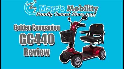 golden companion gc full size  wheel scooter full review youtube