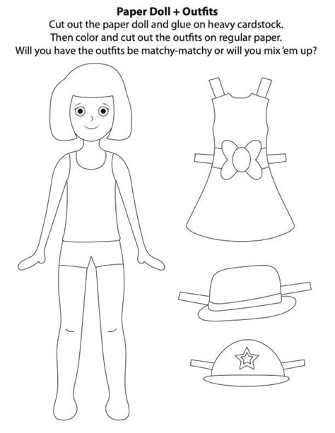 paper doll printables reading adventures  kids ages