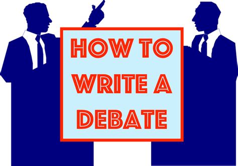write  debate owlcation