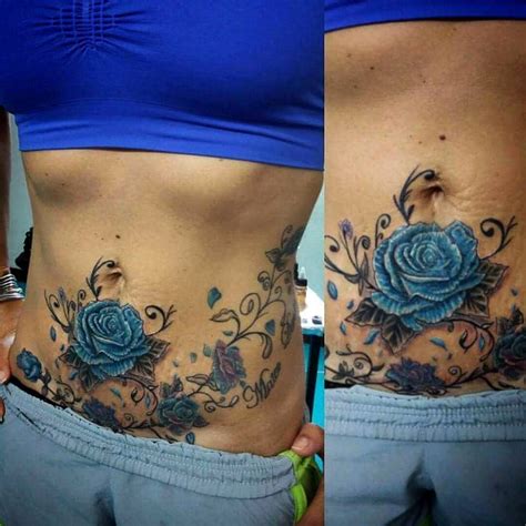 Tummy Tuck Tattoos Designs 3 Belly Tattoos Belly Button Tattoos