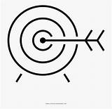 Bullseye Coloring Line Clipartkey sketch template