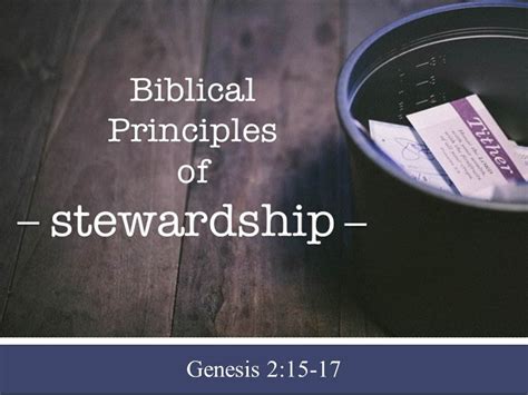 biblical principles of stewardship youtube