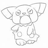 Snubbull Kleurplaat Pokémon sketch template